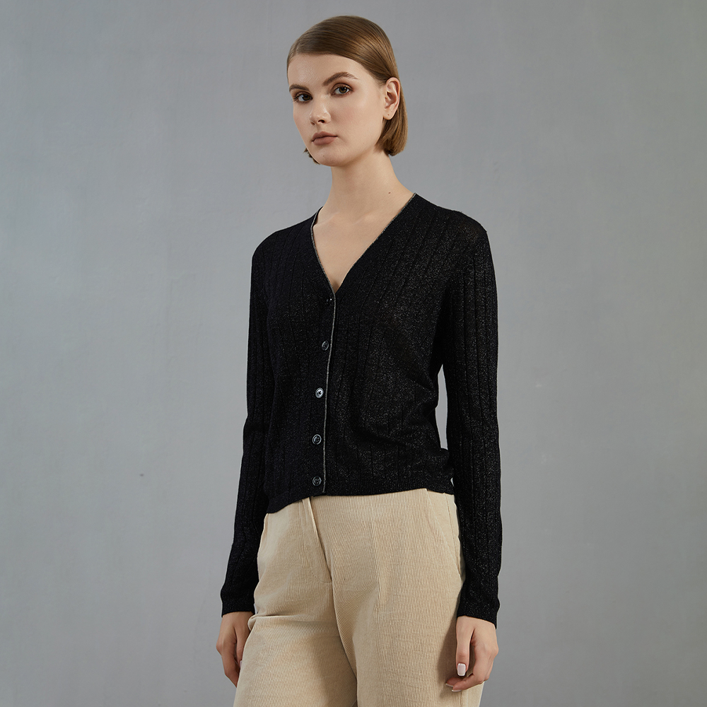 Women’s Thin Long-Sleeve Knit Cardigan