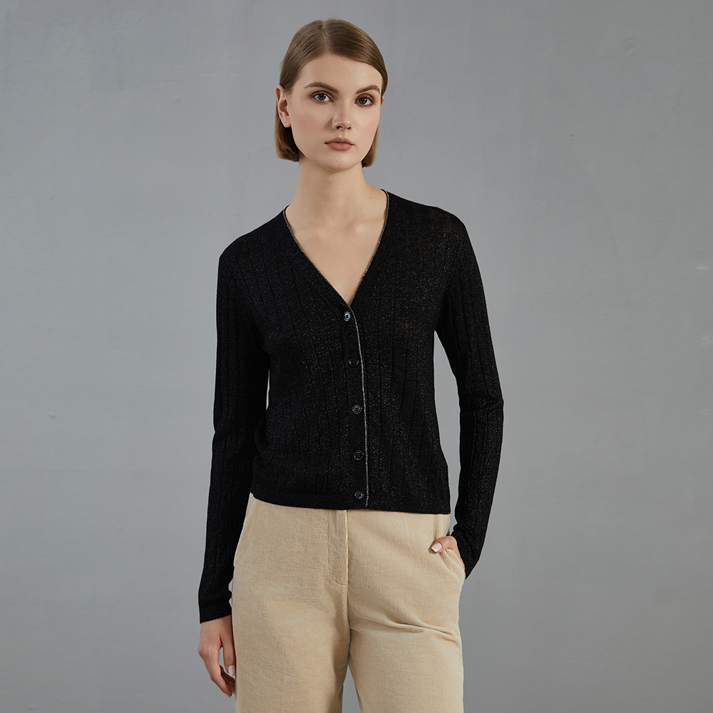 Women’s Thin Long-Sleeve Knit Cardigan