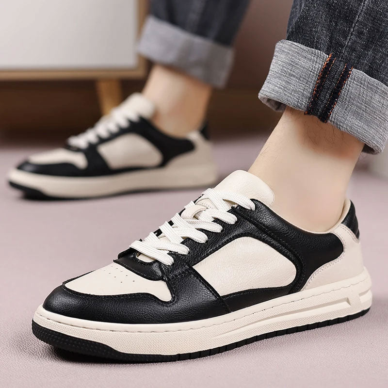 Leather Breathable Casual Sneakers