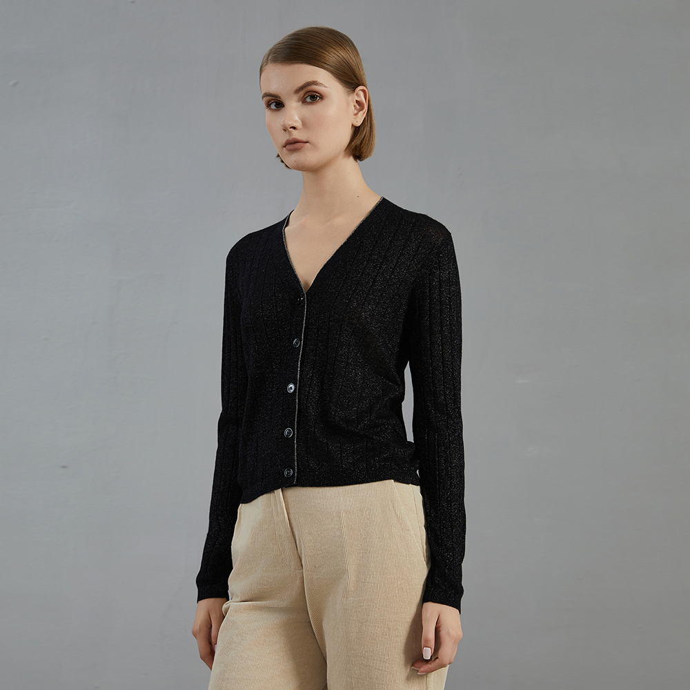 Women’s Thin Long-Sleeve Knit Cardigan