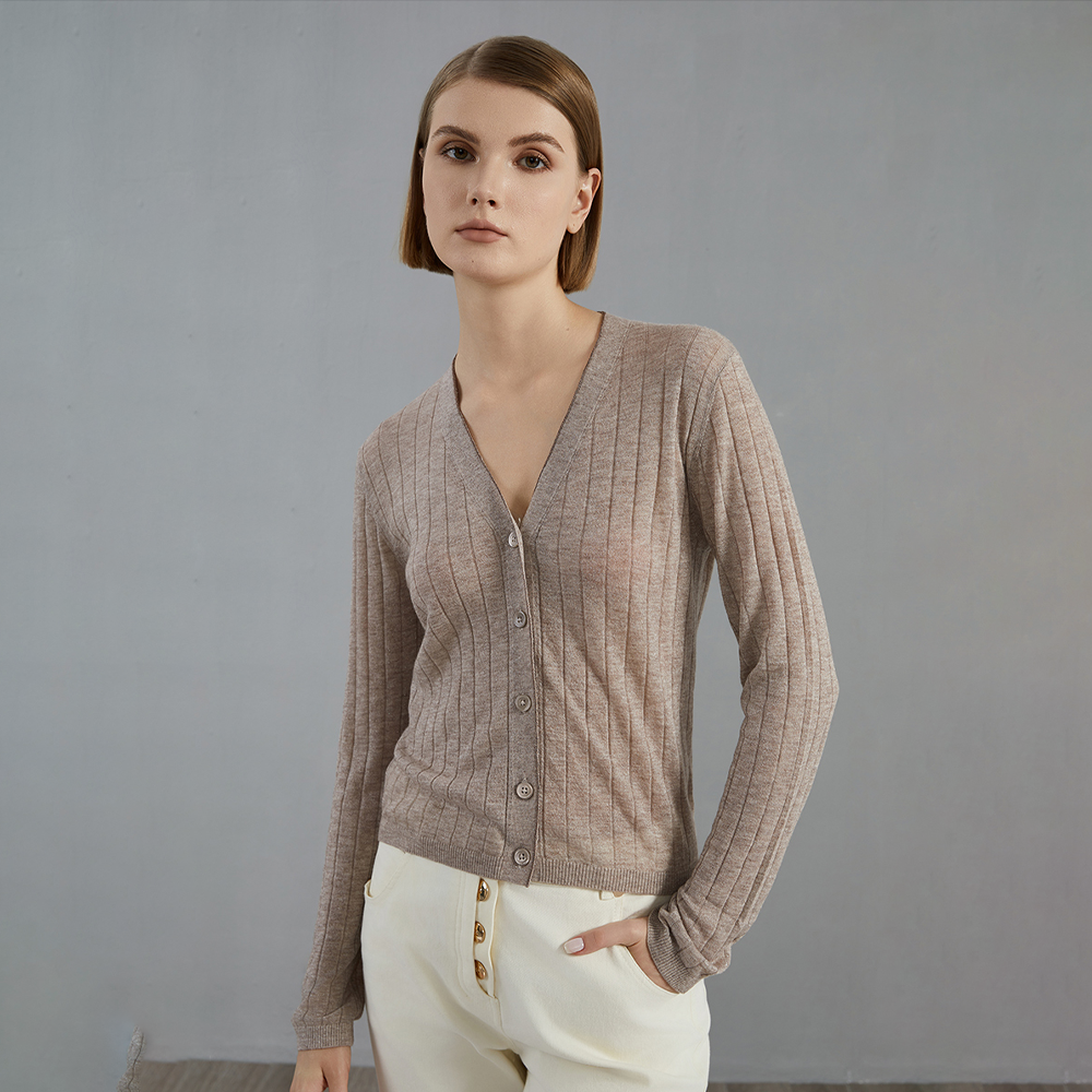 Women’s Thin Long-Sleeve Knit Cardigan