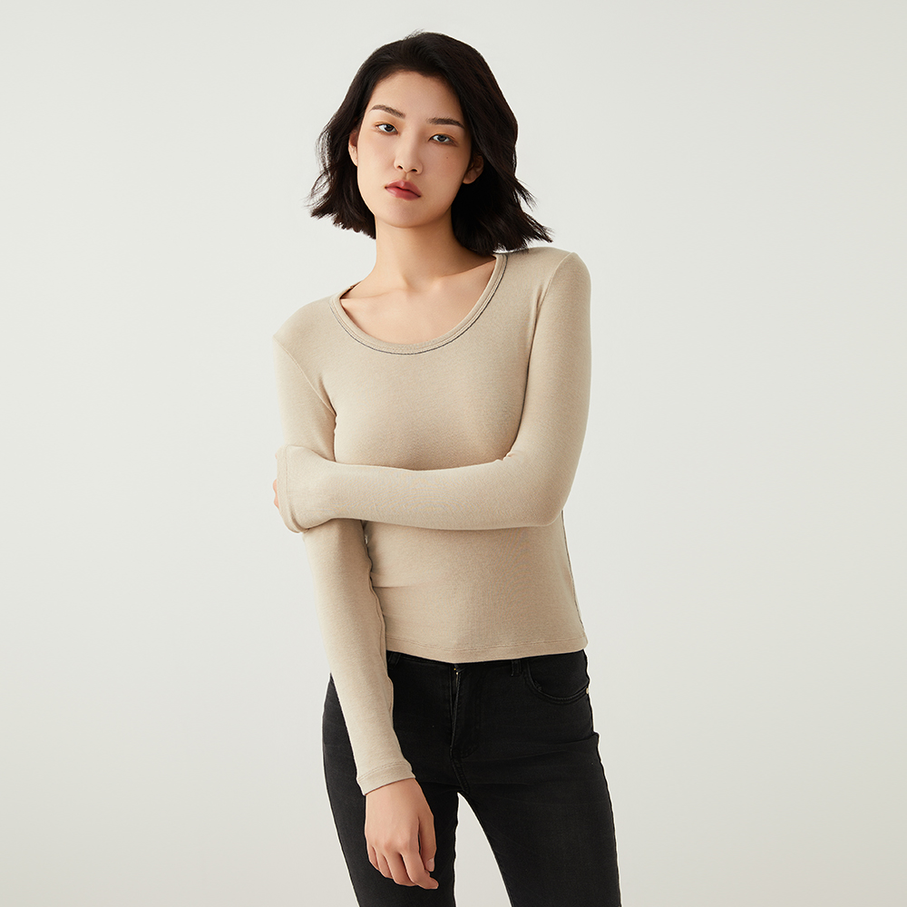 Women's Long Sleeve Crew Neck T-shirt