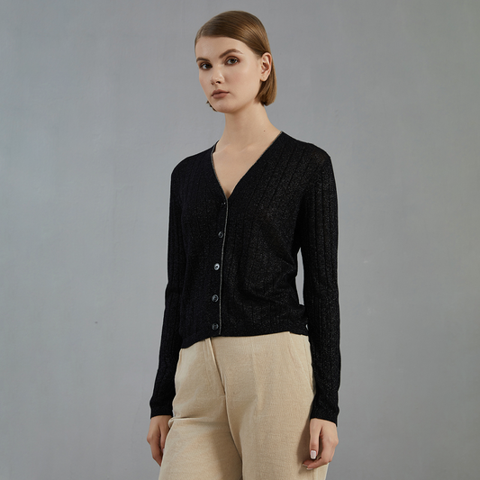Women’s Thin Long-Sleeve Knit Cardigan