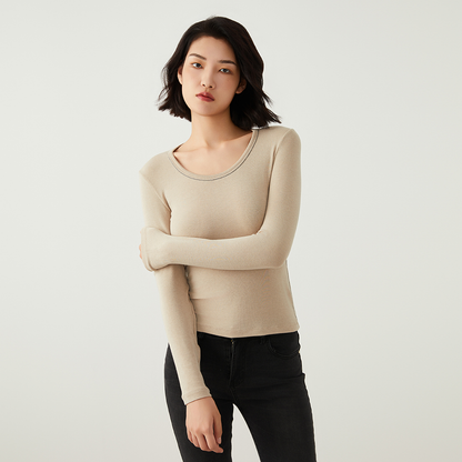 Women's Long Sleeve Crew Neck T-shirt